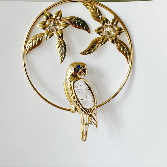 Exquisite 24k Gold-Plated Parrot Suncatcher - Picture 3 of 3
